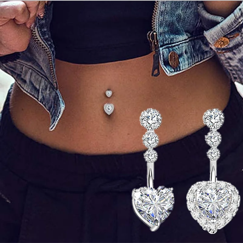 LUME Crystal Belly Button Piercings 