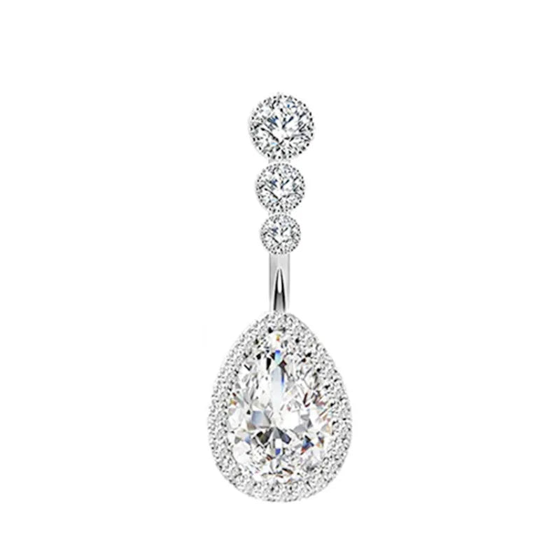 LUME Crystal Belly Button Piercings 