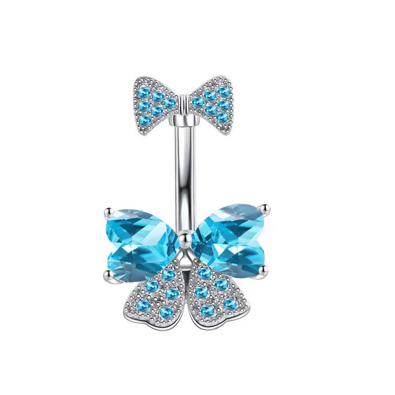 LUME Cute Bow Belly Button Piercing